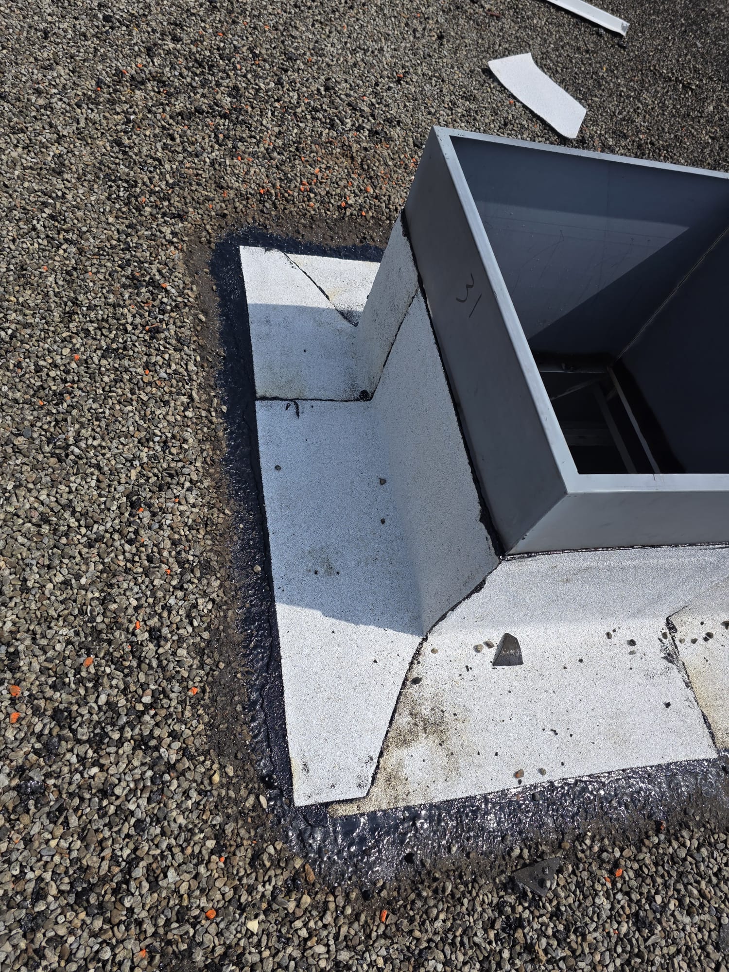 Chimney repair and flashing