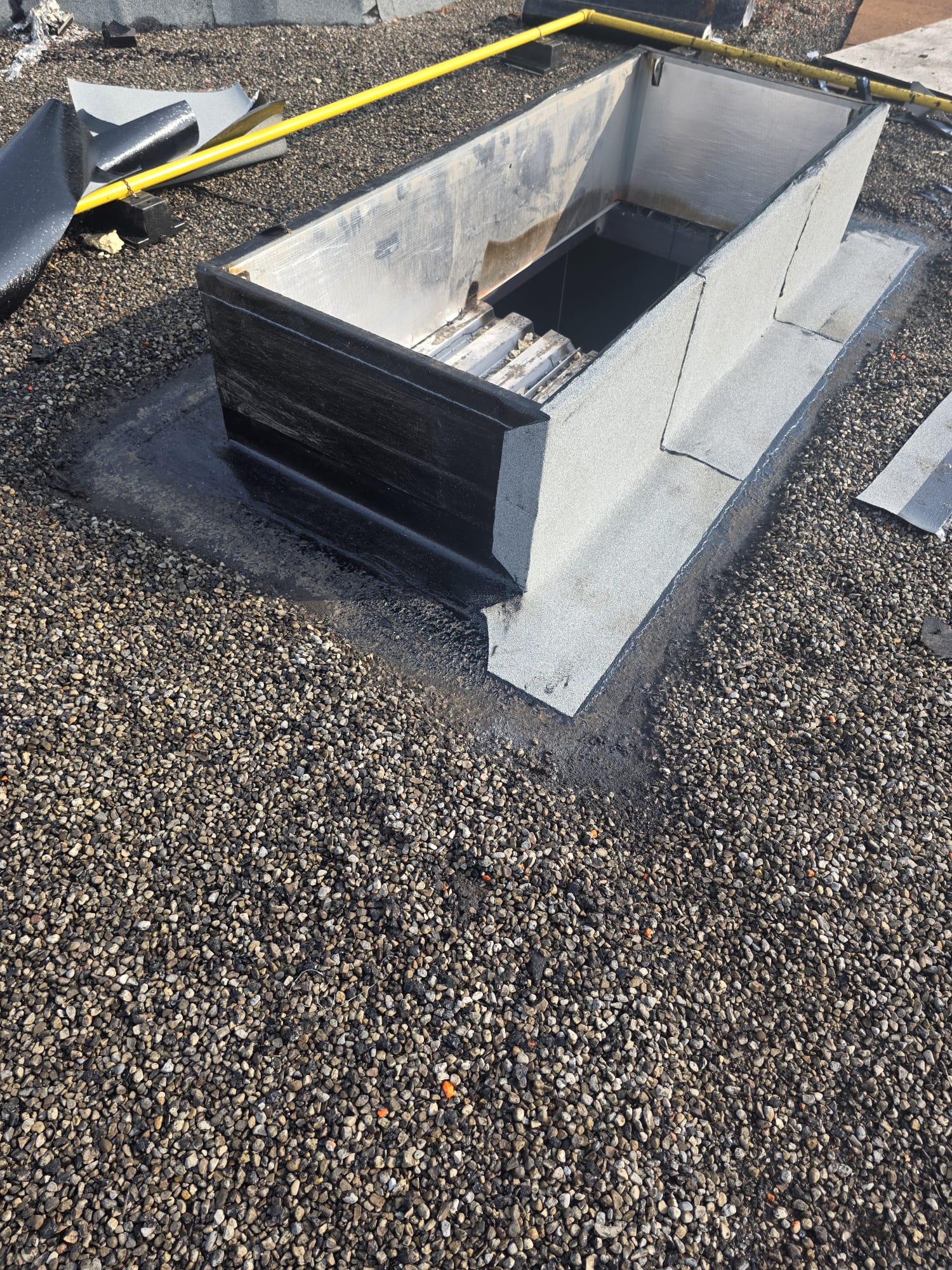 Commercial roofing project