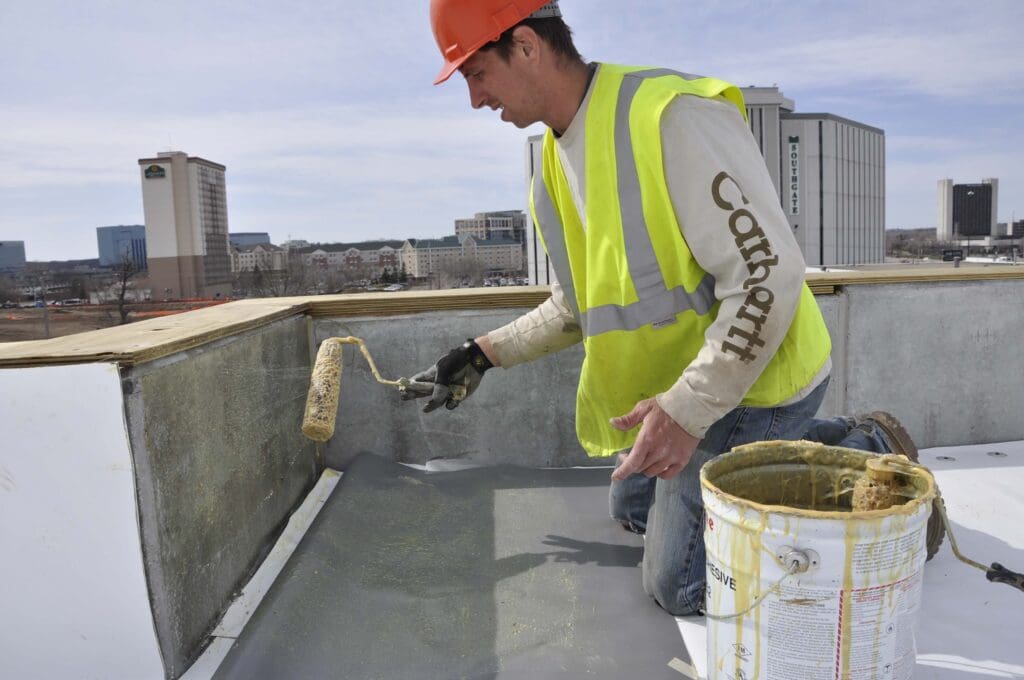 Chimney repair and flashing